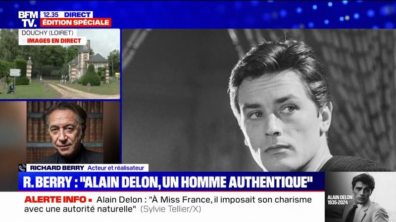 Mort d’Alain Delon: l’acteur et réalisateur Richard Berry déplore la “perte d’un immense acteur et d’un homme authentique”