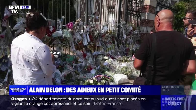 Obsèques d’Alain Delon: des adieux en petit comité