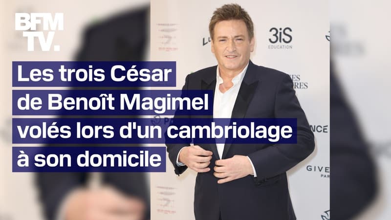 INFO BFMTV. Les trois César de l’acteur Benoît Magimel dérobés lors d’un cambriolage