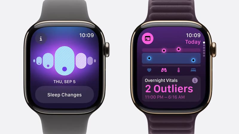 WatchOS 11: la détection de l’apnée du sommeil est aussi disponible sur les Watch 9 et Ultra 2