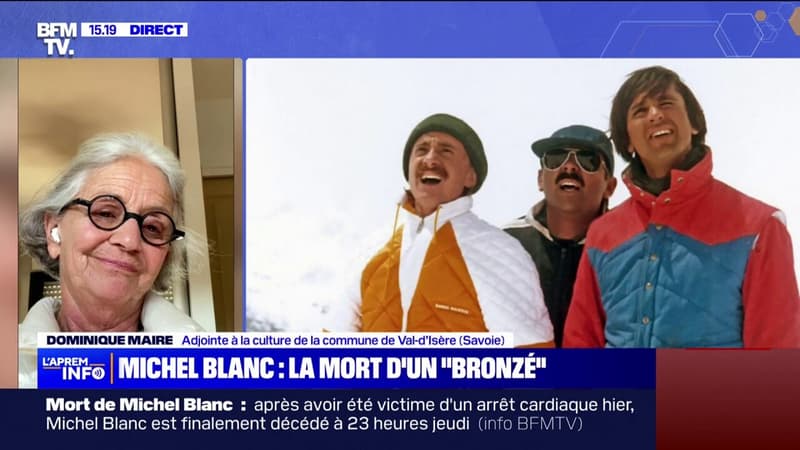 Mort de Michel Blanc: “Il est un mythe à Val d’Isère”, explique l’adjointe à la culture de la station de ski où a été tourné Les bronzés font du ski