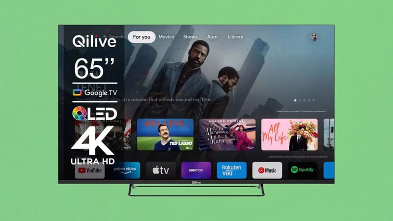 Moins de 500 euros pour cette TV QLED 4K, merci Auchan