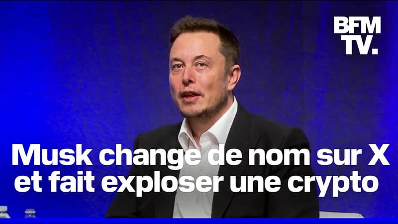 Elon Musk change de nom sur X et fait exploser le cours d’une cryptomonnaie