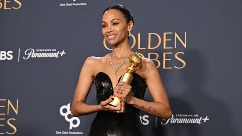 “Mon cœur est plein de gratitude”: le discours émouvant de Zoe Saldaña recompensée aux Golden Globes