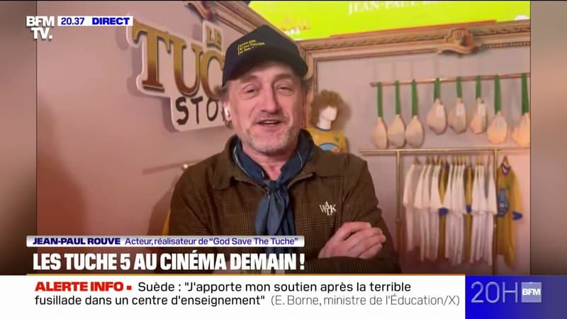 “Ça fait un an que je suis dessus”: Jean-Paul Rouve, alias Jeff Tuche, réagit à la sortie du film Les Tuche 5 ce mercredi