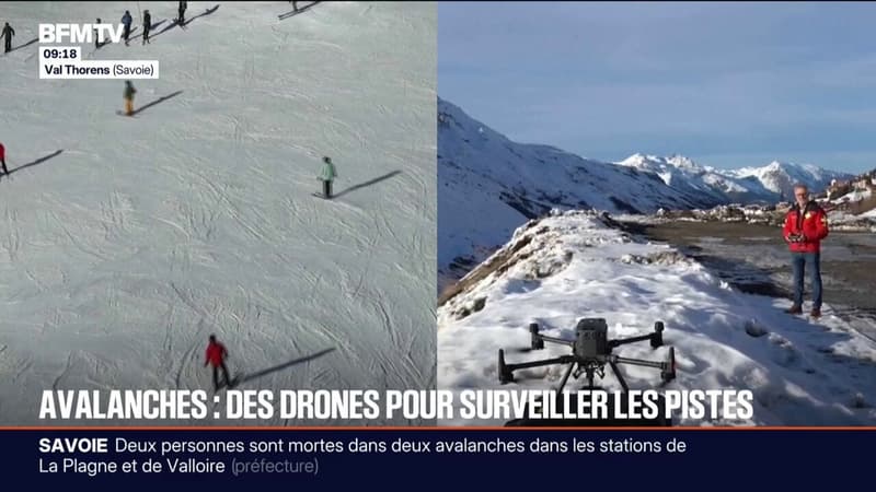 Avalanches: des drones pour surveiller les pistes