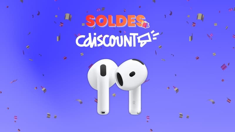 L’année commence avec une belle remise sur les écouteurs Apple, les AirPods 4 et ça ne va pas durer