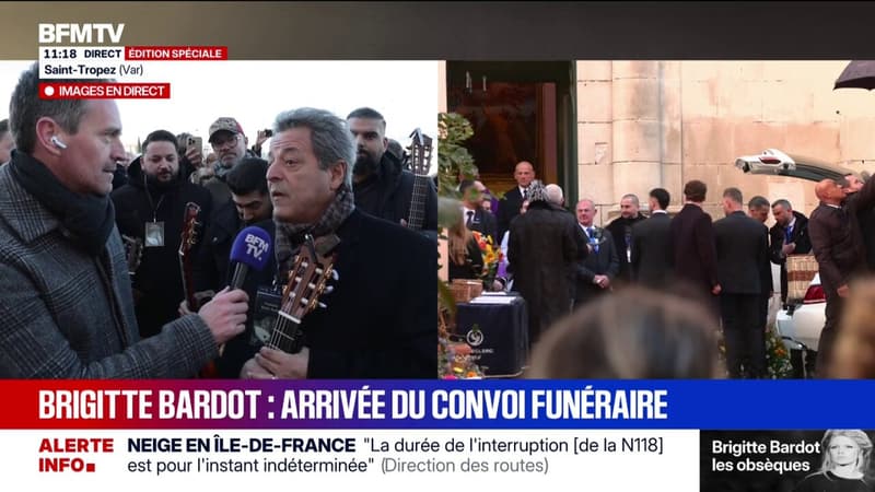 Obsèques de Brigitte Bardot: “Elle a été notre porte-bonheur et notre fée”, affirme Chico des Gipsy Kings