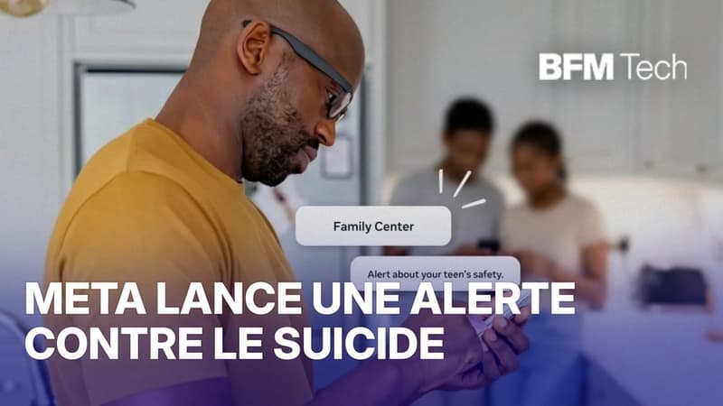Meta lance une alerte parentale contre le suicide