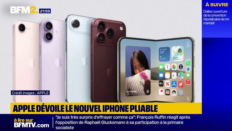 “À partir de 2.339 euros”: Apple dévoile l’iPhone Duo, son nouvel appareil pliable