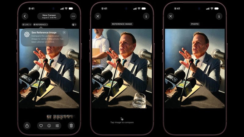 Apple Reference Image: comment fonctionne la technologie développée par la société de Cupertino pour lutter contre les photos altérées par l’IA
