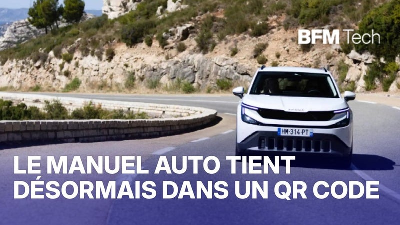 Un QR code qui remplace le manuel de la voiture